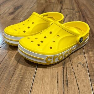 CROCS Bayaband Clog Lemon Yellow Unisex Mens 6/Womens 8